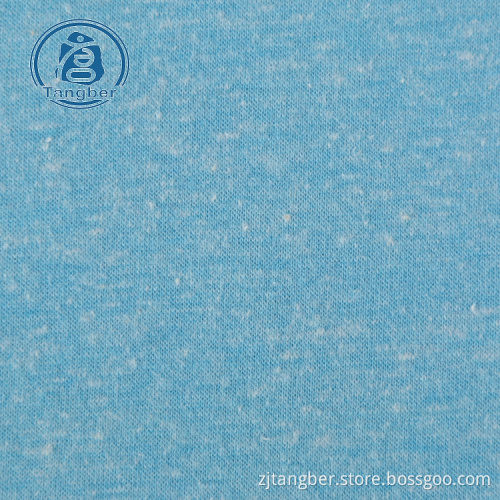 Polyester cotton rayon blend knit sweater hacci fabric